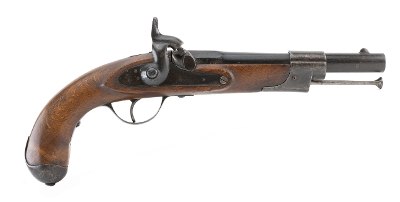 "British Single Shot Percussion Pistol (AH6028)" - Image 1 of 5