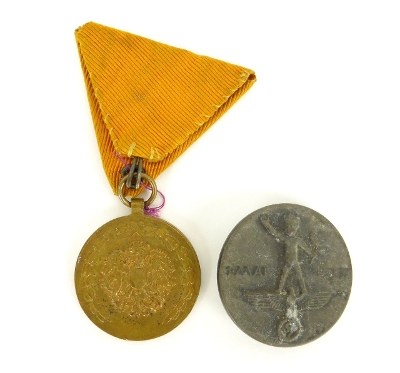 "Imperial German Medal and 1937 Tinnie (MM780)" - Image 2 of 2