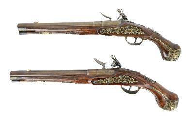 "Fine Pair of English Flintlock Pistols (AH5778)" - Image 2 of 20
