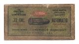 ".32 Automatic Smokeless FMJ By Western (AM795)" - Image 1 of 1