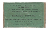 "40 Calibre Shells for Sharps Rifles (AN203)" - Image 1 of 1