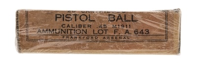 ".45 Caliber Pistol Ball Cartridges for M 1911 (AN216)" - Image 1 of 2