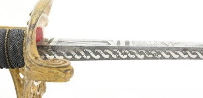 "U.S. Model 1850 Staff and Field Officers Sword (SW1266)" - Image 2 of 8