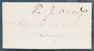 "Framed Union General John Wood with Signature (MIS1359)" - Image 2 of 2
