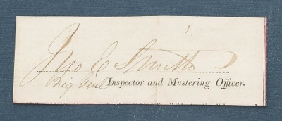 "Framed Union General John Eugene Smith with Signature (MIS1360)" - Image 2 of 2
