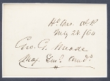 "Framed Union General George G. Meade with Signature (MIS1328)" - Image 3 of 4