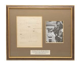 "Theodore Roosevelt Signed Letter to U.S. Senator, Framed (MIS1354)" - Image 1 of 6