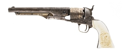 "Exceptional Cased New York Engraved Colt 1860 Army (AC217) DTX" - Image 4 of 11
