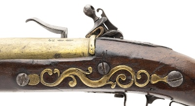 "Large 18th Century British Flintlock Musketoon (AL7051) DTX" - Image 7 of 9