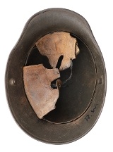 "WWI German Helmet Shell (MM2109)" - Image 3 of 6