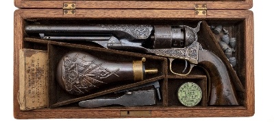 "Cased Factory Engraved Colt 1860 Army (AC524)" - Image 1 of 9