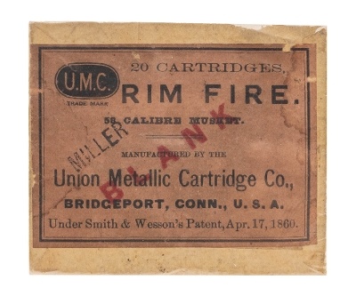 "58 Caliber Musket Rim Fire BLANKS (AM760)" - Image 1 of 2