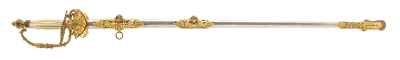 "Beautiful Presentation Model 1860 Staff & Field Sword (SW1307)" - Image 8 of 8