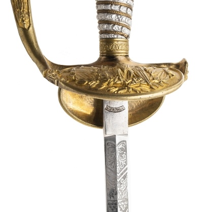 "Beautiful 1860 Staff & Field Presentation Sword to Surgeon General of Connecticut (SW1304)" - Image 6 of 8