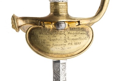 "Beautiful 1860 Staff & Field Presentation Sword to Surgeon General of Connecticut (SW1304)" - Image 7 of 8