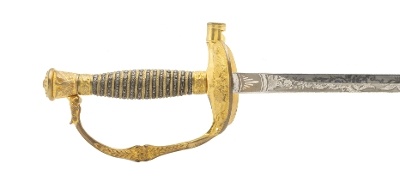 "Beautiful Staff & Field Presentation Sword with Whistle Guard (SW1374)" - Image 5 of 8