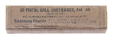 ".45 Cal. Pistol Ball M1911 Cartridges (AM1082)" - Image 1 of 1