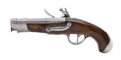 "French Model an 9 Gendarme Flintlock Pistol (AH6475) ATX" - Image 4 of 4
