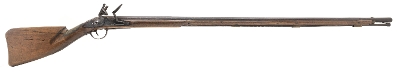 "Revolutionary War Era Club-Butt flintlock musket .74 caliber (AL8143)" - Image 1 of 7