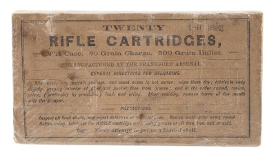 "45-80-500Rifle Cartridges from Frankford Arsenal (AN159)" - Image 1 of 1