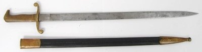 "German Model 1871 artillery walking out private purchase dress bayonet. (MEW1044)" - Image 1 of 6