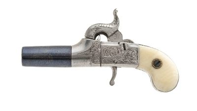 "John Maycock Miniature Percussion Box Lock Pistol (CUR299)" - Image 3 of 6