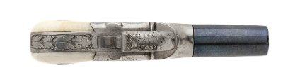 "John Maycock Miniature Percussion Box Lock Pistol (CUR299)" - Image 4 of 6