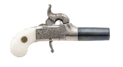 "John Maycock Miniature Percussion Box Lock Pistol (CUR299)" - Image 2 of 6