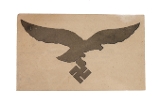 "German WWII Luftwaffe Decal Unissued (MM1396)" - Image 1 of 2