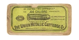 ".44 Calibre UMC 40grs Powder 217 grs Bullet 50rds (AM491)" - Image 1 of 2