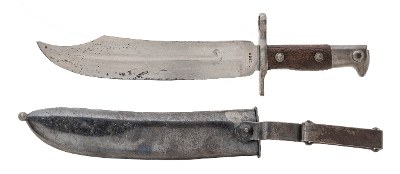 "Rare Krag Bowie Bayonet with Scabbard (MEW3208)" - Image 2 of 2