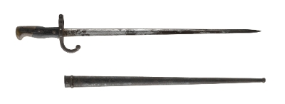 "1874 french Gras Bayonet (MEW2895)" - Image 1 of 2