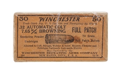 ".32 Automatic Colt Empty Box By Winchester (AN024)" - Image 1 of 2