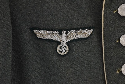 "WWII German Officers M35 Waffenrock Leutnant Ranked (MM1155)" - Image 4 of 7