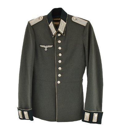 "WWII German Officers M35 Waffenrock Leutnant Ranked (MM1155)" - Image 7 of 7