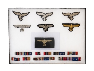 "Lot of German Breast/Sleeve Eaglesand Ribbon Bars (MM1410)" - Image 1 of 1