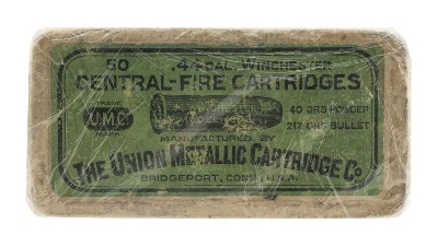 "44 Cal .C.F. By Union Metallic Cartridge Co. Vintage Ammo (Am514)" - Image 1 of 2