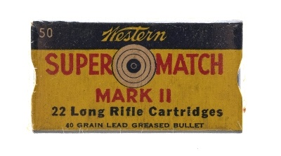 "22LR Western Super Match MKII Vintage Ammo (AM552)" - Image 1 of 2