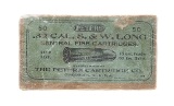 ".32cal.S&W Long by Peters Vintage Ammo (AM553)" - Image 1 of 2