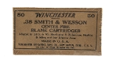 "38 S&W Winchester Blanks ( Am558)" - Image 1 of 2