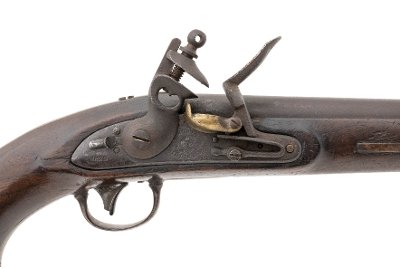 "U.S. Model 1819 North flintlock pistol dated 1822. (AH2589)" - Image 2 of 8