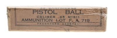 ".45 Caliber M 1911 Pistol Ball Ammunition (AN175)" - Image 1 of 1