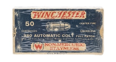 ".380 Automatic Colt Full Patch Cartridges (AN184)" - Image 1 of 2