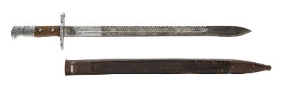 "Swiss m1914 Sawback Bayonet (MEW3320)" - Image 1 of 2