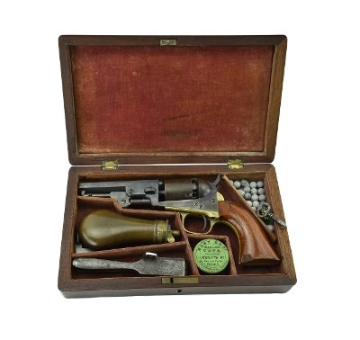 "Cased Colt 1849 Pocket Revolver (C13228)" - Image 1 of 9