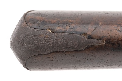 "Antique Belgian Double barrel Percussion Shotgun 10ga (AL9980)" - Image 2 of 8