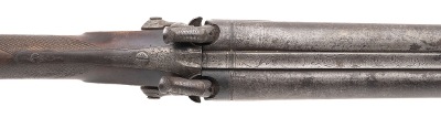 "Antique Belgian Double barrel Percussion Shotgun 10ga (AL9980)" - Image 8 of 8
