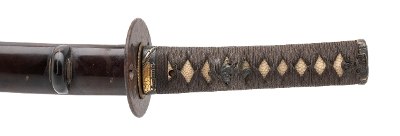 "Shin-Shinto Wakizashi with Full Mounts and Kozuka, Dated Ansei 2 (1855) (SW1981)" - Image 9 of 13
