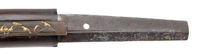 "Shin-Shinto Wakizashi with Full Mounts and Kozuka, Dated Ansei 2 (1855) (SW1981)" - Image 13 of 13