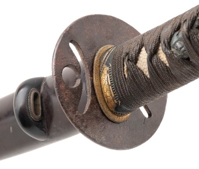 "Shin-Shinto Wakizashi with Full Mounts and Kozuka, Dated Ansei 2 (1855) (SW1981)" - Image 11 of 13